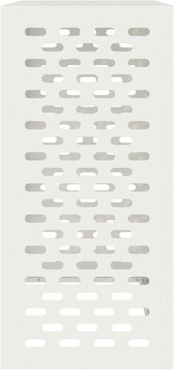 Air Conditioner Cover White 110x50x105 cm Iron