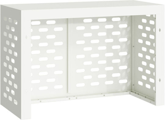 Air Conditioner Cover White 90x40x60 Steel