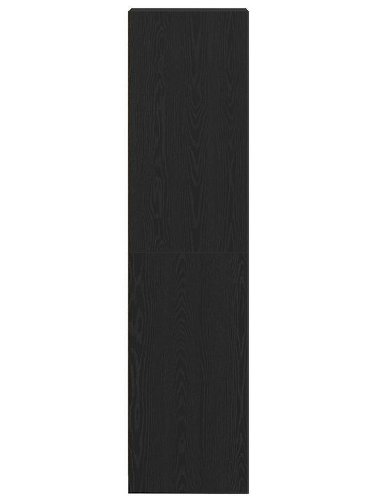 vidaXL Kleiderständer Schwarz 30x50x200cm