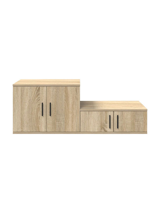 Drawers Storage Made of Wood L118xW41xH40cm