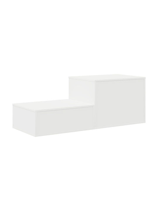 Drawers Storage Solid Wood L118xW41xH40cm