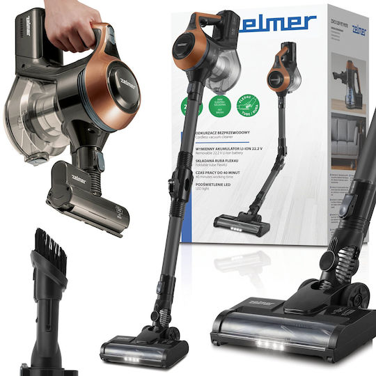 Zelmer Elektrisch 2-in-1 Staubsauger Stick & Handgerät Schwarz