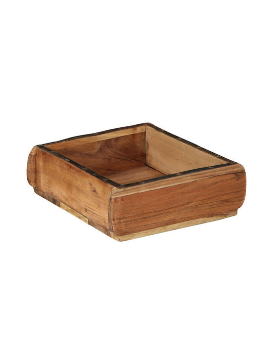 vidaXL Wooden Book Decorative Boxes Set 2pcs