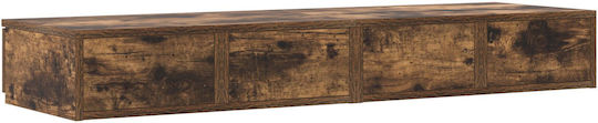 vidaXL Bed Drawer made of Wood Smoked Oak 120x36.5x16.5cm