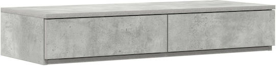 vidaXL Bed Drawer made of Wood Gray 75x36.5x16.5cm