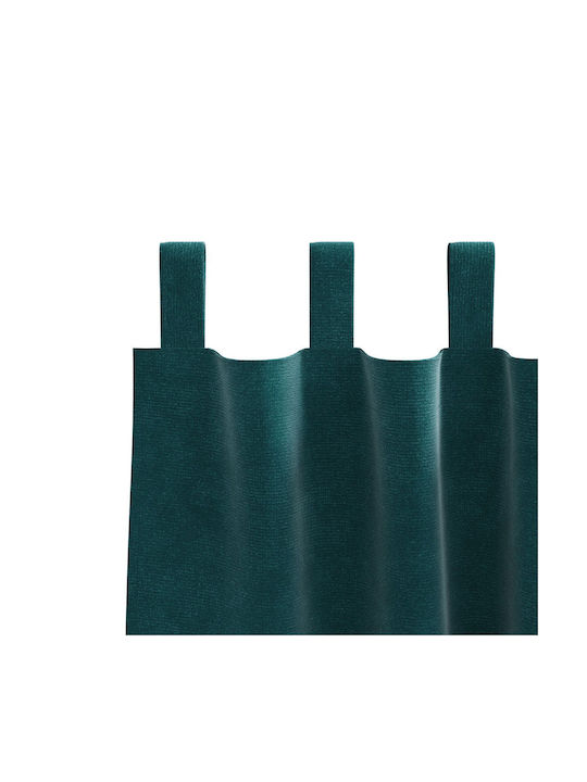 vidaXL Green Window Blackout Curtain Set with Tab Top 140x140cm