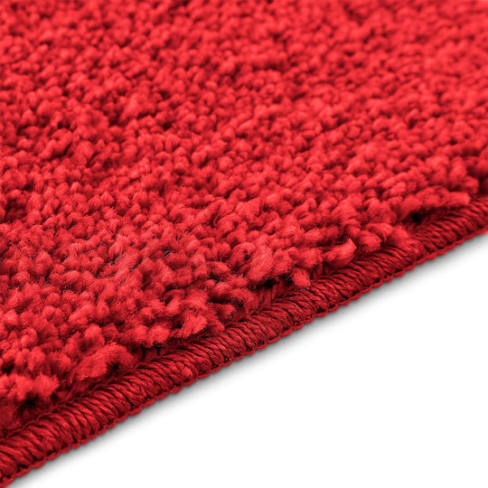 vidaXL Non-Slip Bath Mats Set 4019868 Red 3pcs