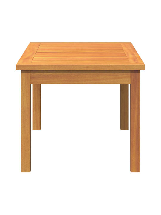 Sitting Room Table for Small Outdoor Spaces Made of Acacia 75x40x38cm