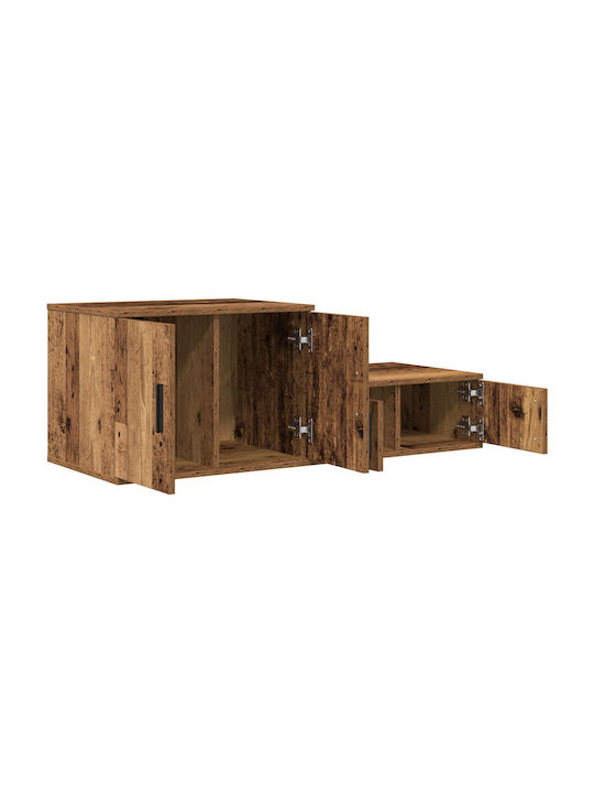 Cabinet Storage Solid Wood L108xW41xH40cm