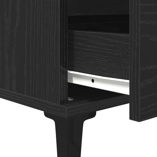 Comoda pentru Dormitor Μαύρο Δρυός 60x35x70buc