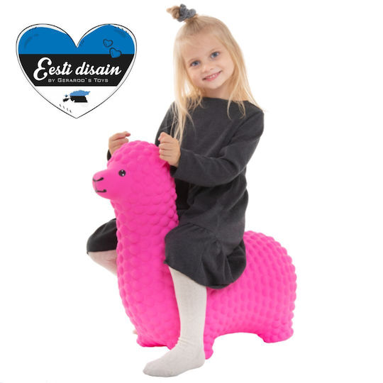 Gerardo’s Toys Hoppers Llama Jumpy Pink 36cm