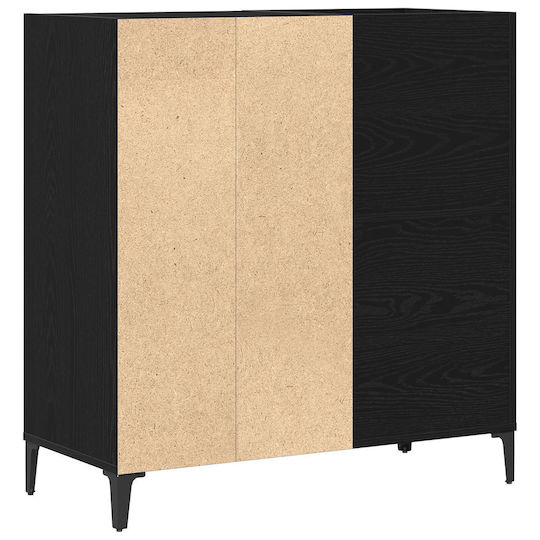 vidaXL Hi-Fi Furniture Black 38x84.5x89cm