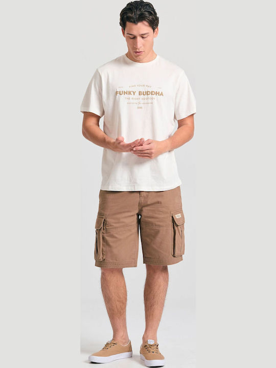 T-shirt Εκρου