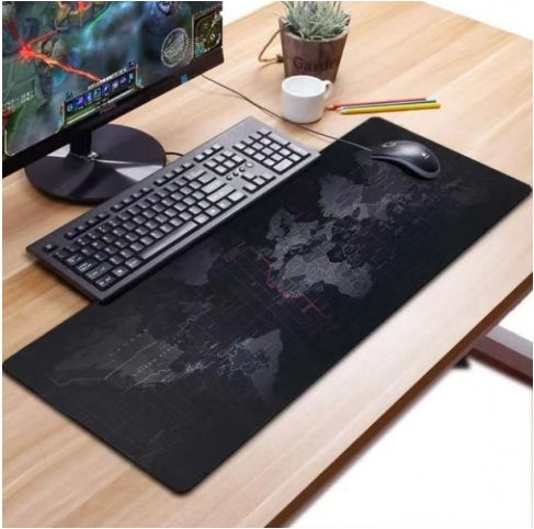 Mouse Pad Pyramid Rubber Gaming World Map 80x30cm