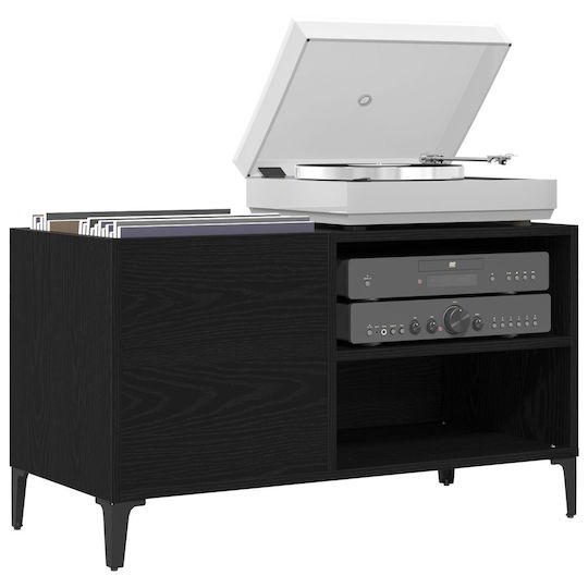 vidaXL Hi-Fi Furniture Black 38x84.5x48cm