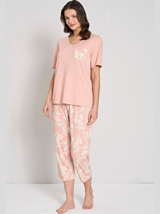Pijadore Set Pijamale pentru Femei Pink
