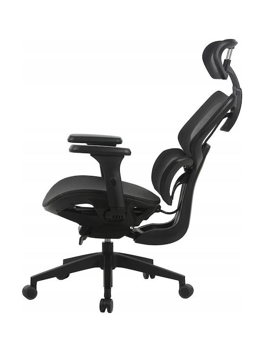 Office Products Hydra Καρέκλα Γραφείου με Μπράτσα Black
