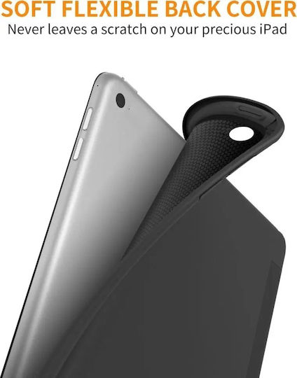 Tech-Protect SMARTCASE Флип капак Устойчив Черен (iPad 9.7'' 5 / 6 2017-2018) 8238-0