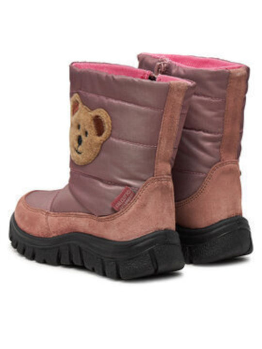 Kinder-Schneestiefel Rosa