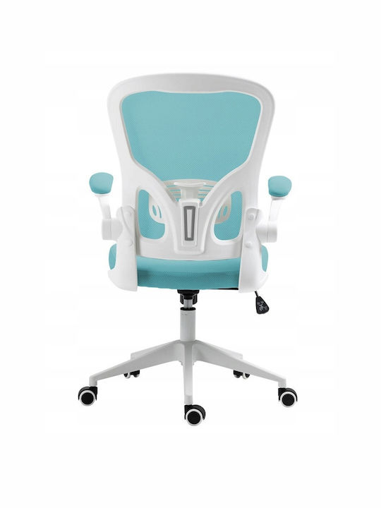 Καρέκλα Γραφείου με Ρυθμιζόμενα Μπράτσα Chios Turquoise Office Products