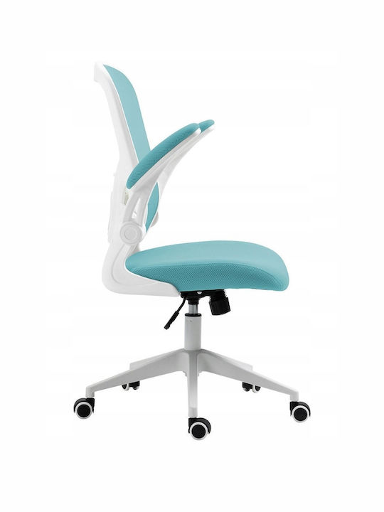 Καρέκλα Γραφείου με Ρυθμιζόμενα Μπράτσα Chios Turquoise Office Products