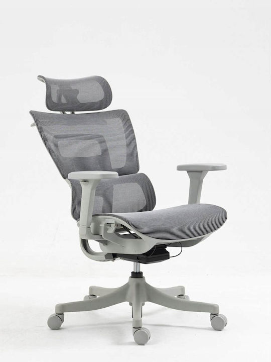 Office Products Skorpios Office Chair with Adjustable Arms Grey