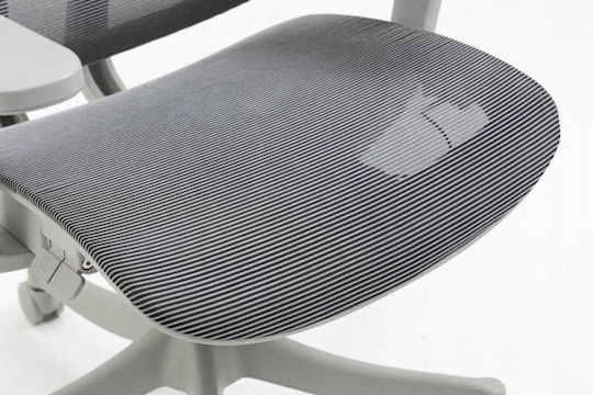 Office Products Skorpios Office Chair with Adjustable Arms Grey