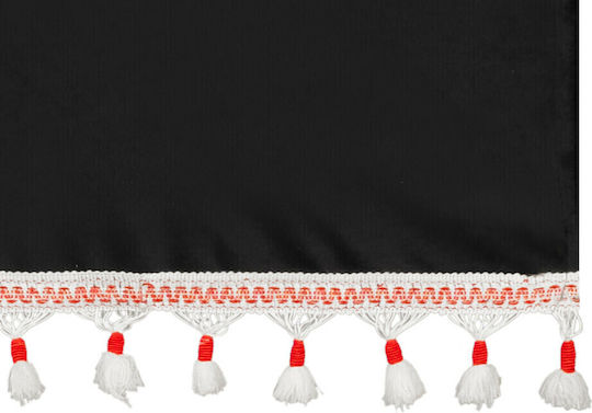 Lampa Truck Curtains Luxury Smart Black Red Set Lampa 5 Pcs L9603.5