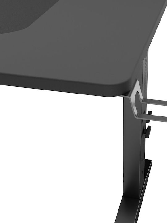 Γραφείο Gaming Holm Modular Ξύλινο Black 120x75x70εκ.