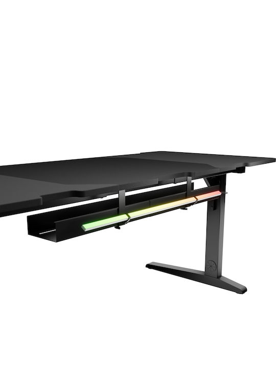 Gaming Office Holm Modular Wooden Black 180x75x70cm