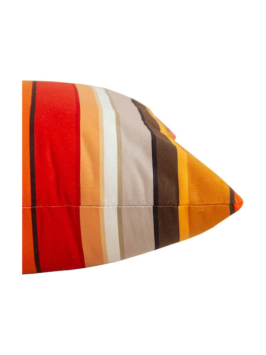 Sofa-Kissen Makimoo Bunte Streifen 2er Set 45x45cm