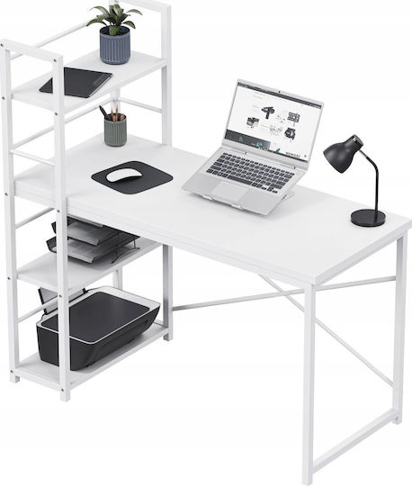 Desk Leader 4.0 Wooden White 119.5x48x120cm