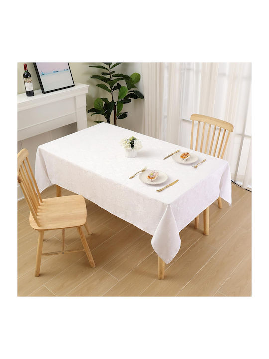 Față de masă Rezistent la pete Washable Waterproof Alb 140x200cm