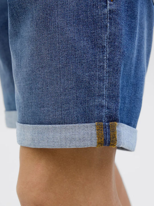 Ανδρική Βερμούδα Τζιν Blue Denim