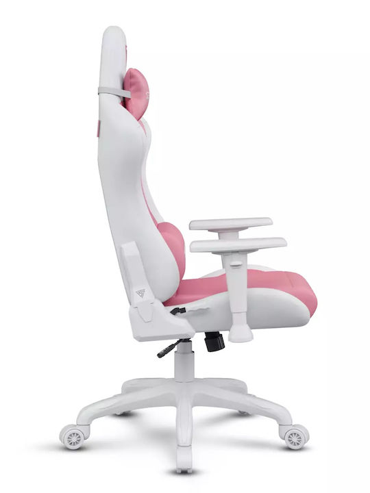 SENSE7 Spellcaster FUKU Scaun Gaming Din piele ecologică cu Brațe Reglabile White/Pink