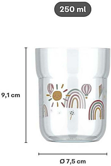 Little Dutch Toddler Cup Forest Friends Made of Plastic Light Blue 250ml
