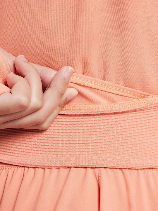 Kids' Athletic Shorts/Bermudas Dri-Fit Apricot Agate / White