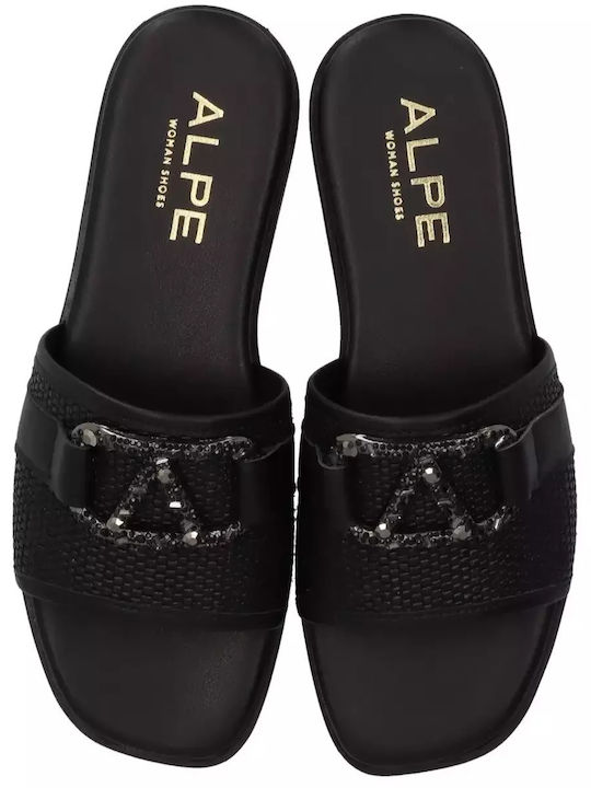 Flache Sandalen für Damen in Schwarz Farbe