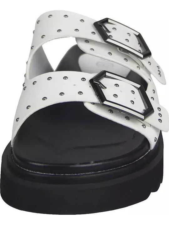 Γυναικεία Σανδάλια Flatforms Λευκά