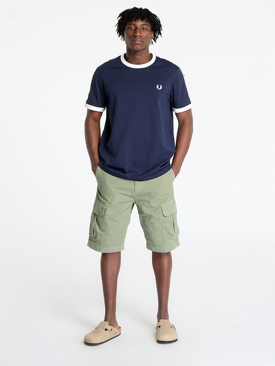 Къси панталони Tommy Jeans Otis Twill Regular Cargo в зелено