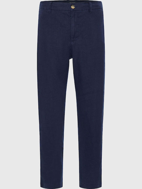 Trousers Chino in Regular Fit Navy Blue