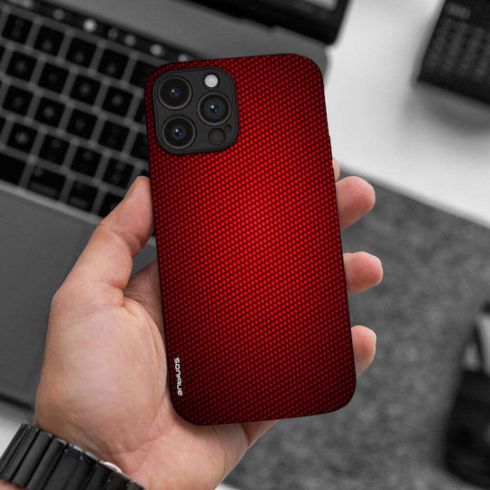 Sonique Carbon Series Case for Samsung Galaxy Z Fold 4 Red
