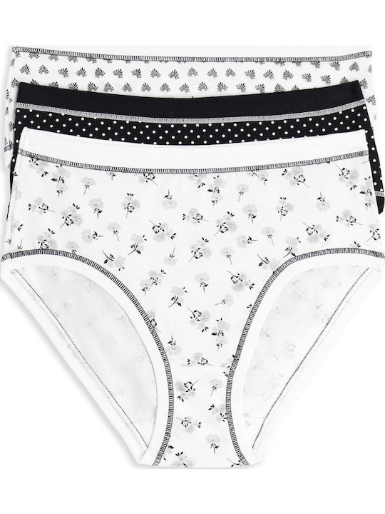 Midi Βαμβακερά Women's Slip 3Pack Colorful