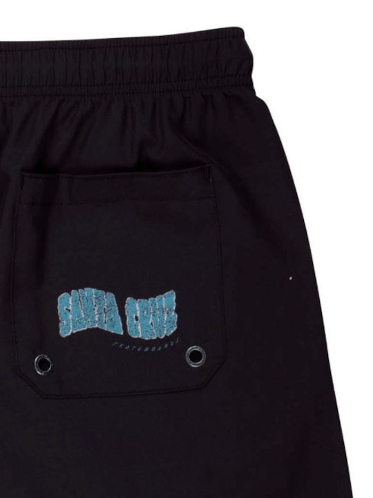 Hand Men's Swimwear Shorts Black with Patterns