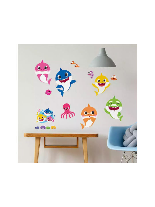 RoomMates Decor Παιδικό Διακοσμητικό Αυτοκόλλητο Τοίχου Baby Shark