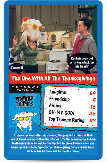Board Game Top Trumps Friends Tv for 2+ Players 6+ Years Old (EN) Winning Moves