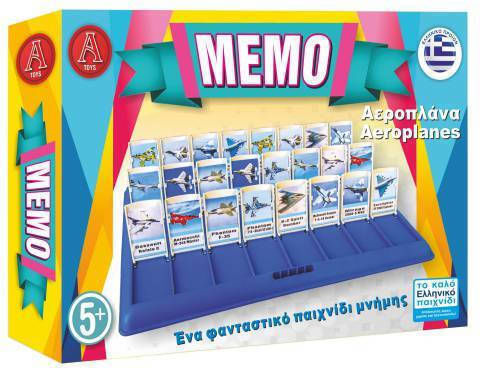 Board Game Memo με Αεροπλάνα for 2 Players 5+ Years Old Argy Toys