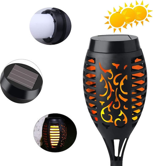 Set 4 Lămpi Solare Torțe IP65
