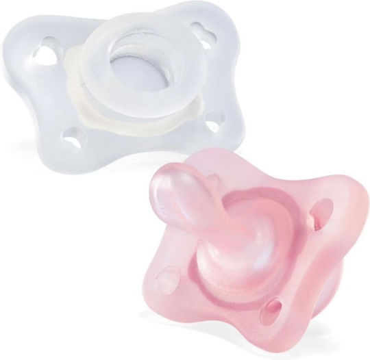 Chicco Physio Forma Mini Soft Pacifiers Silicone Pink for 2-6 months 2pcs