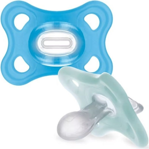 Mam Comfort Πιπίλες Σιλικόνης Blue/Green για 0-2 μηνών 2τμχ